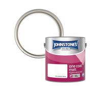 Johnstones One Coat Matt Emulsion Paint Pure Brilliant White 25L