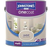 Johnstone's One Coat Matt Emulsion Paint - Seashell 2.5L