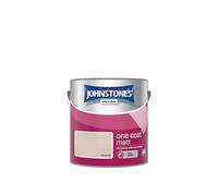 Johnstone's One Coat Matt Emulsion Paint - Seashell 2.5L
