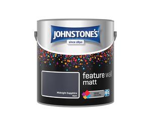 Johnstones Paint Colourvibe Matt Midnight Sapphire 2.5L N