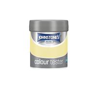 Johnstone's - Paint Tester Pots - Wall & Ceiling Paint - Lemon Daze - Emulsion Paint - Easy to Apply - Dry in 1-2 Hours - 75ml