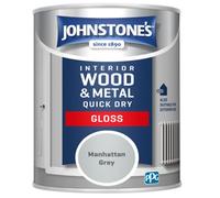 Johnstone's Quick Dry Gloss Manhattan Grey 750Ml