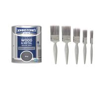 Johnstone's , Quick Dry Gloss Primer Undercoat , Grey , Water Based , 0.75