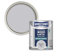 Johnstone's - Quick Dry & Nondrip Eggshell Paint for Wood & Metal - Moonlitsky | Interior | Low Odour, Water-Based Formula, Dry in 1-2 Hours | 12m2 Coverage per Litre | 750ml