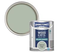 Johnstone's - Quick Dry & Nondrip Eggshell Paint for Wood & Metal - Natural Sage | Interior | Low Odour, Water-Based Formula, Dry in 1-2 Hours | 12m2