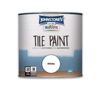 Johnstone's Revive - Tile Paint - White - Upcycling Paint - Gloss Finish 750 ml