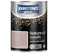 Johnstone's Rose Gold Feature Wall Metallic Effect Wall Paint 1.25L
