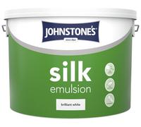 Johnstone's Silk Emulsion Paint 10L - Brilliant White