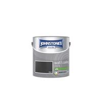 Johnstone's Silk Wall & Ceiling Interior Paint - High Sheen Black 2.5 L