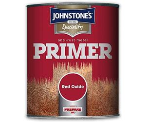 Johnstone's - Speciality Anti-Rust Metal Primer - Red Oxide - Anti Corrosive - Preventing Rust - Suitable for Garden Furniture, Gates & Railings - 8m2 Coverage per Litre - 750ml
