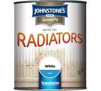 Johnstone's - Speciality Paint for Radiators - White - Gloss - Water Colour - Quick Drying - Suitable for Hot Water Pipes - 7m2 Coverage per Litre - 250ml