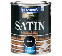 Johnstone's - Speciality Satin Wood & Metal Paint - Black - 750ml