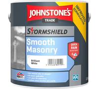 Johnstone's Stormshield Smooth Masonry Brilliant White 2.5L