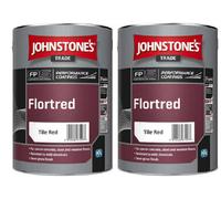 Johnstone's Trade 2X5L Johnstone's Flortred Floor Paint Tile Red 5L