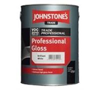 Johnstone'S Trade 5 Litre Professional Gloss Finish Brilliant White