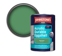 Johnstone's Trade Acrylic Durable Eggshell Walls & Ceilings Emulsion Paint Basil Pesto (Ppg1226-6) 5L