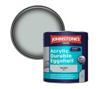 Johnstone's Trade Acrylic Durable Eggshell Walls & Ceilings Emulsion Paint Blue Mink (18B17) 2.5L