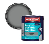 Johnstone's Trade Acrylic Durable Eggshell Walls & Ceilings Emulsion Paint Cloudy Slate (Ppg0996-4) 2.5L