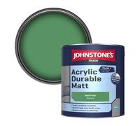 Johnstone's Trade Acrylic Durable Matt Walls & Ceilings Emulsion Paint Basil Pesto (Ppg1226-6) 2.5L