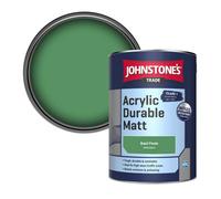 Johnstone's Trade Acrylic Durable Matt Walls & Ceilings Emulsion Paint Basil Pesto (Ppg1226-6) 5L