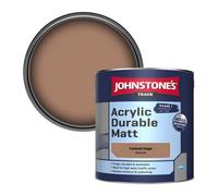 Johnstone's Trade Acrylic Durable Matt Walls & Ceilings Emulsion Paint Caramel Sugar (Ppg16-05) 2.5L