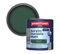 Johnstone's Trade Acrylic Durable Matt Walls & Ceilings Emulsion Paint Empire Green (14C39) 2.5L