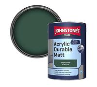 Johnstone's Trade Acrylic Durable Matt Walls & Ceilings Emulsion Paint Empire Green (14C39) 5L