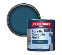 Johnstone's Trade Acrylic Durable Matt Walls & Ceilings Emulsion Paint Forgotten Lake (Ppg1156-6) 2.5L