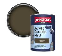 Johnstone's Trade Acrylic Durable Matt Walls & Ceilings Emulsion Paint Friar's Brown (Ppg1024-7) 5L