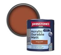 Johnstone's Trade Acrylic Durable Matt Walls & Ceilings Emulsion Paint Glowing Firelight (Ppg1191-7) 2.5L