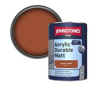 Johnstone's Trade Acrylic Durable Matt Walls & Ceilings Emulsion Paint Glowing Firelight (Ppg1191-7) 5L