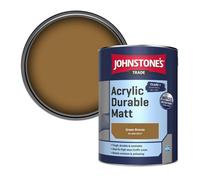 Johnstone's Trade Acrylic Durable Matt Walls & Ceilings Emulsion Paint Green Bronze (08C37) 5L
