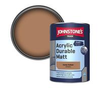 Johnstone's Trade Acrylic Durable Matt Walls & Ceilings Emulsion Paint Honey Graham (Ppg1069-5) 5L