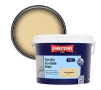 Johnstone's Trade Acrylic Durable Matt Walls & Ceilings Emulsion Paint New York Vanilla (Ppg12-17) 10L