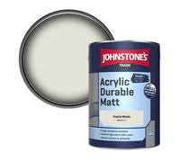Johnstone's Trade Acrylic Durable Matt Walls & Ceilings Emulsion Paint Prairie Winds (Ppg1111-1) 5L