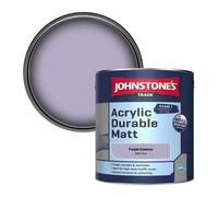Johnstone's Trade Acrylic Durable Matt Walls & Ceilings Emulsion Paint Purple Essence (Ppg1176-4) 2.5L