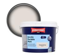 Johnstone's Trade Acrylic Durable Matt Walls & Ceilings Emulsion Paint Shepherd's Warning (Ppg1016-1) 10L