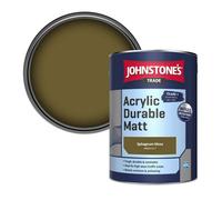 Johnstone's Trade Acrylic Durable Matt Walls & Ceilings Emulsion Paint Sphagnum Moss (Ppg1111-7) 5L
