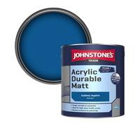 Johnstone's Trade Acrylic Durable Matt Walls & Ceilings Emulsion Paint Suddenly Sapphire (Ppg1242-7) 2.5L