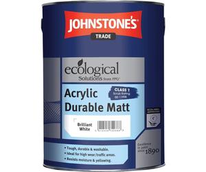 Johnstones Trade Advanced Technology Acrylic Durable Matt Brilliant White 10L