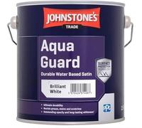Johnstones Trade Aqua Guard Durable Water Based Satin Brilliant White - 1 Litre