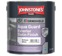Johnstone's Trade Aqua Guard Exterior Satin Brilliant White 2.5L