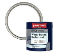 Johnstone's Trade Aqua Water Based Brilliant White Matt Multi-Surface Metal & Wood Undercoat, 2.5L Tin