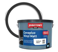 Johnstone's Trade Covaplus Brilliant White Contract Matt Wall & Ceiling Vinyl Emulsion, 10L