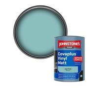 Johnstone's Trade Covaplus Vinyl Matt Walls & Ceilings Emulsion Paint Aqua Fiesta (Ppg1147-4) 1L