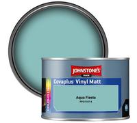 Johnstone's Trade Covaplus Vinyl Matt Walls & Ceilings Emulsion Paint Aqua Fiesta (Ppg1147-4) 350Ml Tester Pot