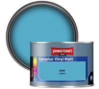 Johnstone's Trade Covaplus Vinyl Matt Walls & Ceilings Emulsion Paint Ariel (12409) 350Ml Tester Pot