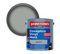 Johnstone's Trade Covaplus Vinyl Matt Walls & Ceilings Emulsion Paint Ashford Grey 2.5L