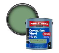 Johnstone's Trade Covaplus Vinyl Matt Walls & Ceilings Emulsion Paint Asparagus Complements (W23) 2.5L