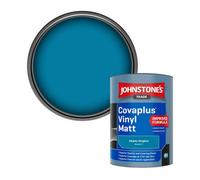 Johnstone's Trade Covaplus Vinyl Matt Walls & Ceilings Emulsion Paint Atlantic Kingdom (Ppg1237-7) 1L